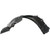 Inner Fender Liner Passenger Side For 2013-2016 Hyundai Accent Front
