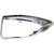 Fog Light Trim Passenger Side Chrome For 2010-2012 Ford Fusion