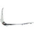 Drivers Side Fog Light Trim For 2016-2018 Chevrolet Spark Chrome