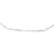 Upper Grille Molding For 2016-2017 Honda Accord Sedan Chrome