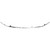 Upper Grille Molding For 2016-2017 Honda Accord Sedan Chrome