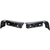Rear Step Bumper Face Bar Set For 2017-2022 Ford F-250/F-350/F-450 Super Duty Without Sensors