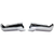 Step Bumper Rear Face Bar Set Chrome For 2017-2022 Ford F-250/F-350/F-450 Super Duty Without Sensor