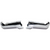 Step Bumper Rear Face Bar Set Chrome For 2017-2022 Ford F-250/F-350/F-450 Super Duty Without Sensor