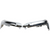 Step Bumper Rear Face Bar Set Chrome For 2017-2022 Ford F-250/F-350/F-450 Super Duty Without Sensor