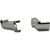 Rear Step Bumper Set For 2017-2022 Ford F-250/F-350 Super Duty Chrome With Sensor Holes