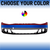 Front Bumper For 2011-2014 Volkswagen Jetta Sedan Without Park Sensors or Washer Holes