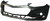 Front Bumper Cover For 2016-2018 Chevrolet Cruze Without RS Package