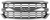 Front Grille For 2016-2019 Chevrolet Silverado 1500