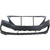 Front Bumper Cover For 2015-2017 Hyundai Sonata Sport