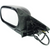 Driver Side Power Mirror For 1998-2008 Ford Crown Victoria Left