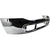 USA Made Chrome Front Bumper For 1999-2004 Ford F-450 F-550 Without Lower Valance Holes