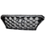 Smoked Chrome Front Grille For 2019-2020 Hyundai Santa Fe With Camera Hole