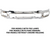 Chrome Front Bumper For 2023-2024 Ford F-250 F-350 With Sensor Holes