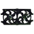 Cooling AC Condenser/Radiator Fan For 1998-2004 Dodge Intrepid/Chrysler Concorde