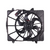 Cooling AC Condenser/Radiator Fan For 2007-2011 Dodge Nitro