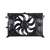 Cooling AC Condenser/Radiator Fan For 2015-2018 Jeep Renegade and 2016-2018 Fiat 500 X