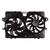Cooling AC Condenser/Radiator Fan For 2008-2012 Ford Escape and 2009-2011 Mercury Mariner
