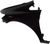 Driver Side Front Fender For 2012-2015 Honda Civic 4-Door Sedan