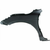 Passenger Side Front Fender For 2013-2017 Honda Accord 4-Door Sedan