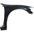 Passenger Side Front Fender For 2013-2017 Honda Accord 2-Door Coupe