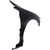 Passenger Side Front Fender For 2013-2017 Honda Accord 2-Door Coupe