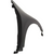 Passenger Side Front Fender For 2007-2012 Nissan Altima