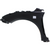 Passenger Side Front Fender For 2011-2015 Chevrolet Cruze