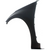 Driver Side Front Fender For 2011-2016 Hyundai Elantra