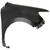 Passenger Side Front Fender For 2011-2014 Ford Edge