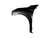 Driver Side Front Fender For 2021-2025 Nissan Rogue