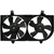 Cooling AC Condenser/Radiator Fan For 2002-2006 Nissan Sentra With AC