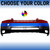 Front Bumper Cover For 2014-2016 Subaru Forester  With Fog Lamps Holes CAPA