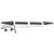 Chrome-Steel Rear Bumper Assembly For 1997-2004 Dodge Dakota With Pads