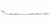 Front Bumper Molding Strip For 2005-2010 Chrysler 300