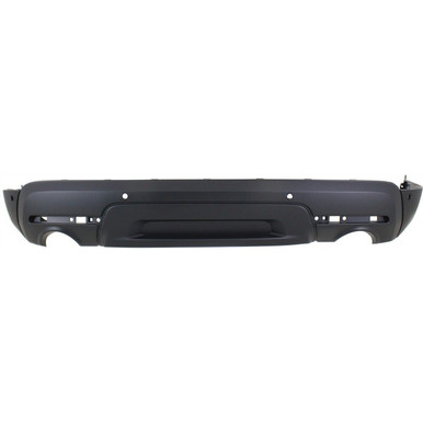 Rear bumper cover upper w/o Rear Object Sensors; prime CAPA – FORD