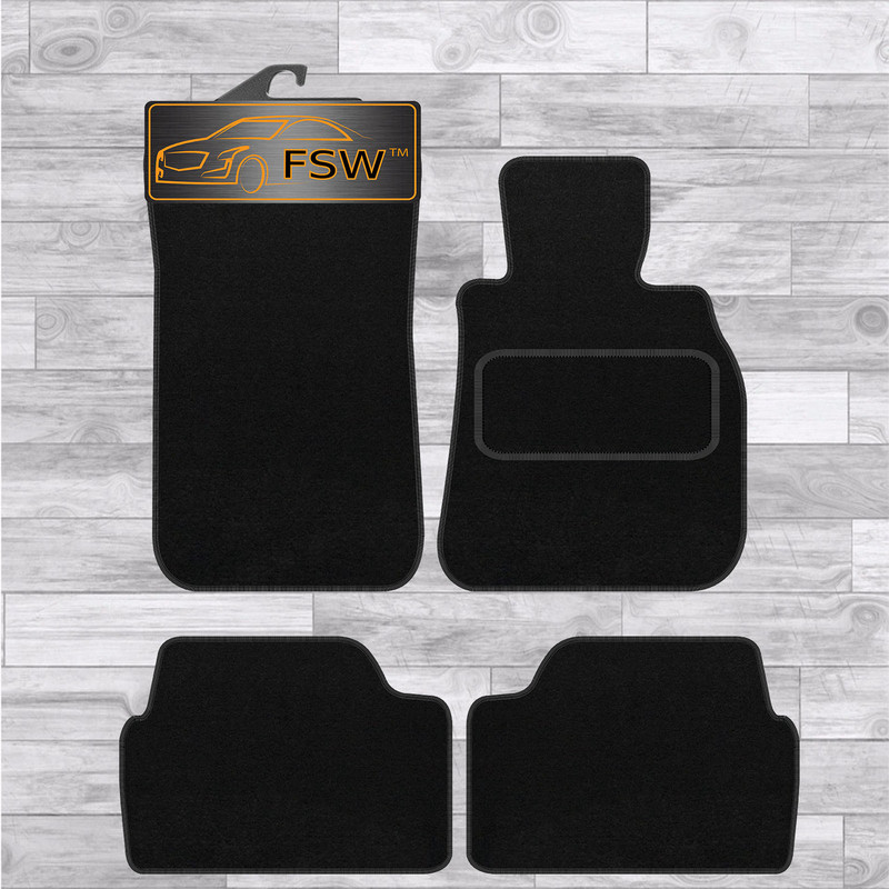 Bmw E87 1 Series Hatch 04-11 Fully Tailored Classic Floor Mats 4 Pc 2 Clip