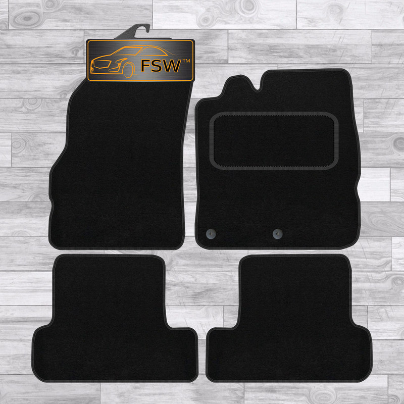 Renault Megane 2008-2016 Fully Tailored Classic Car Floor Mats Black Renault Megane 2008-2016 Fully Tailored Classic Car Floor Mats Black