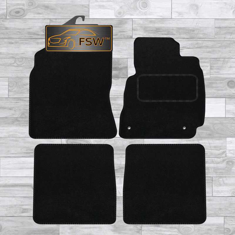 Toyota Rav 4 02-06 Fully Tailored Classic Car Floor Mats Black Toyota Rav 4 02-06 Fully Tailored Classic Car Floor Mats Black