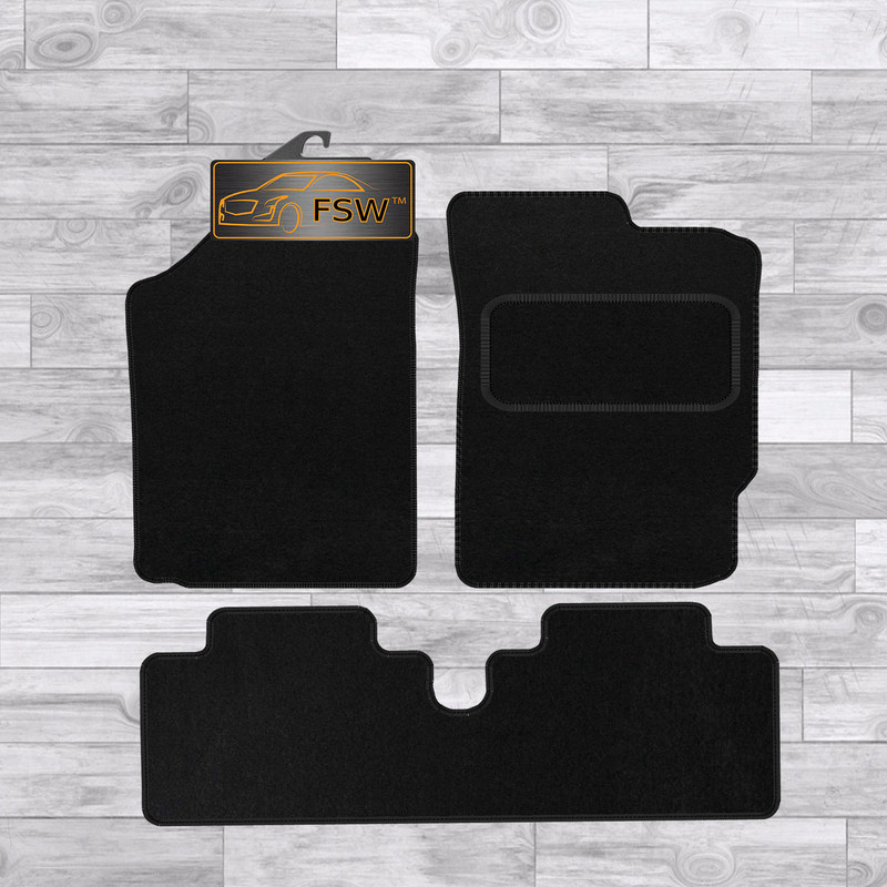 Toyota Yaris 06 -2011 Fully Tailored Classic Car Floor Mats Black Toyota Yaris 06 -2011 Fully Tailored Classic Car Floor Mats Black