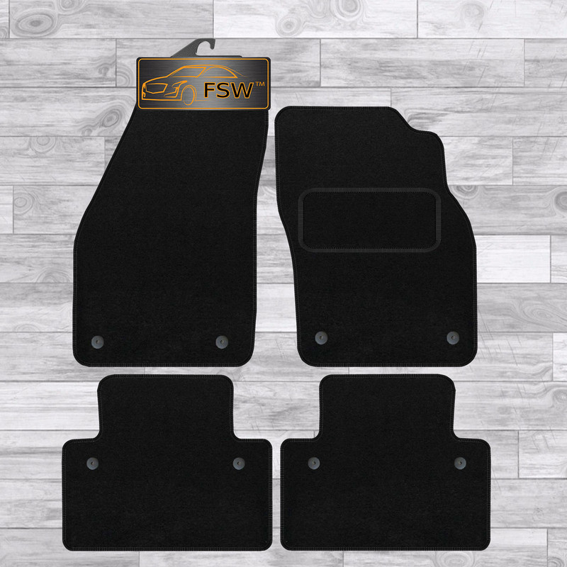 Volvo S40 / V40  04-12 With Clips Fully Tailored Classic Car Floor Mats Black Volvo S40 / V40  04-12 With Clips Fully Tailored Classic Car Floor Mats Black