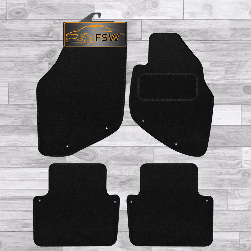 Volvo S80 To 2006 No Clips Fully Tailored Classic Car Floor Mats Black Volvo S80 To 2006 No Clips Fully Tailored Classic Car Floor Mats Black