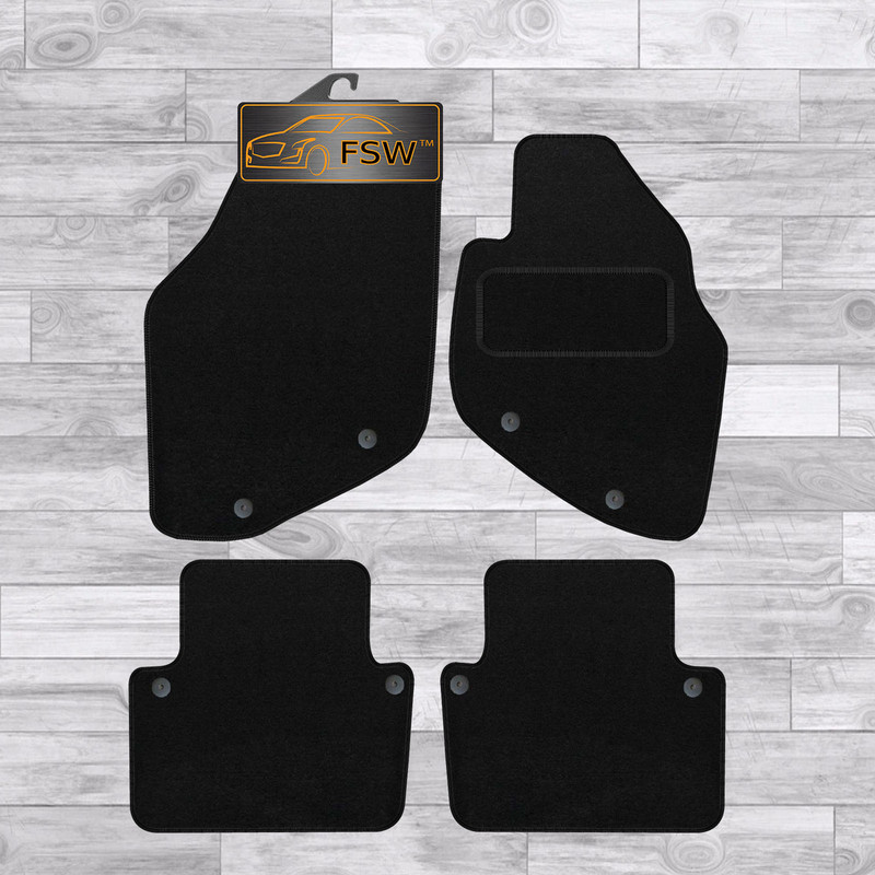 Volvo S80 To 2006 With Clips Fully Tailored Classic Car Floor Mats Black Volvo S80 To 2006 With Clips Fully Tailored Classic Car Floor Mats Black