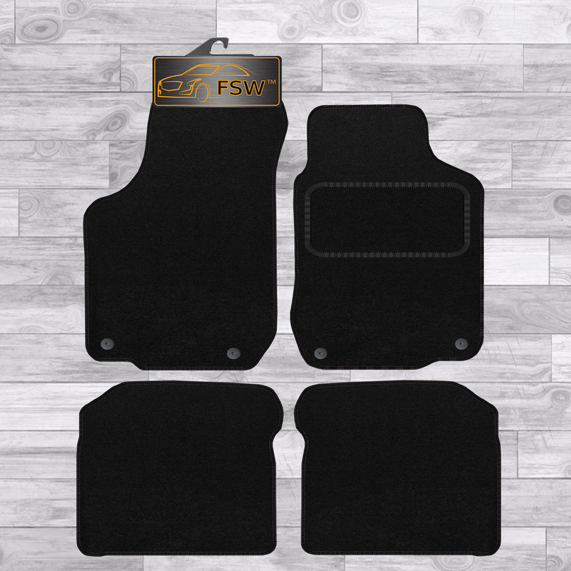 Vw Beetle To 1999-2005 / Golf Mk4 Fully Tailored Classic Car Floor Mats Black Vw Beetle To 1999-2005 / Golf Mk4 Fully Tailored Classic Car Floor Mats Black