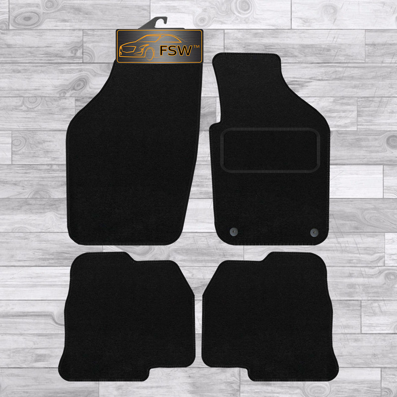 Vw Polo 2002-2004 Fully Tailored Classic Car Floor Mats Black Vw Polo 2002-2004 Fully Tailored Classic Car Floor Mats Black