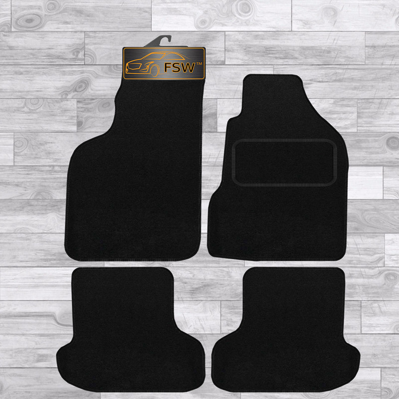 Vw Polo 1999-2002 Fully Tailored Classic Car Floor Mats Black