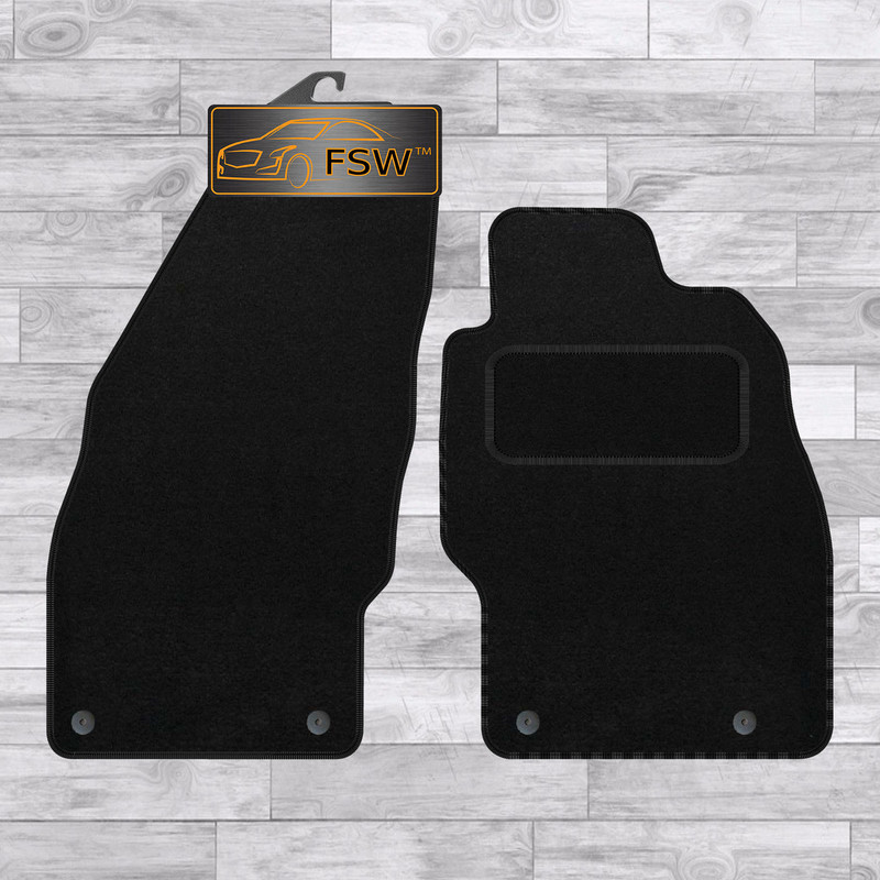 Vauxhall Corsa Van 06-On Fully Tailored Classic Car Floor Mats Black
