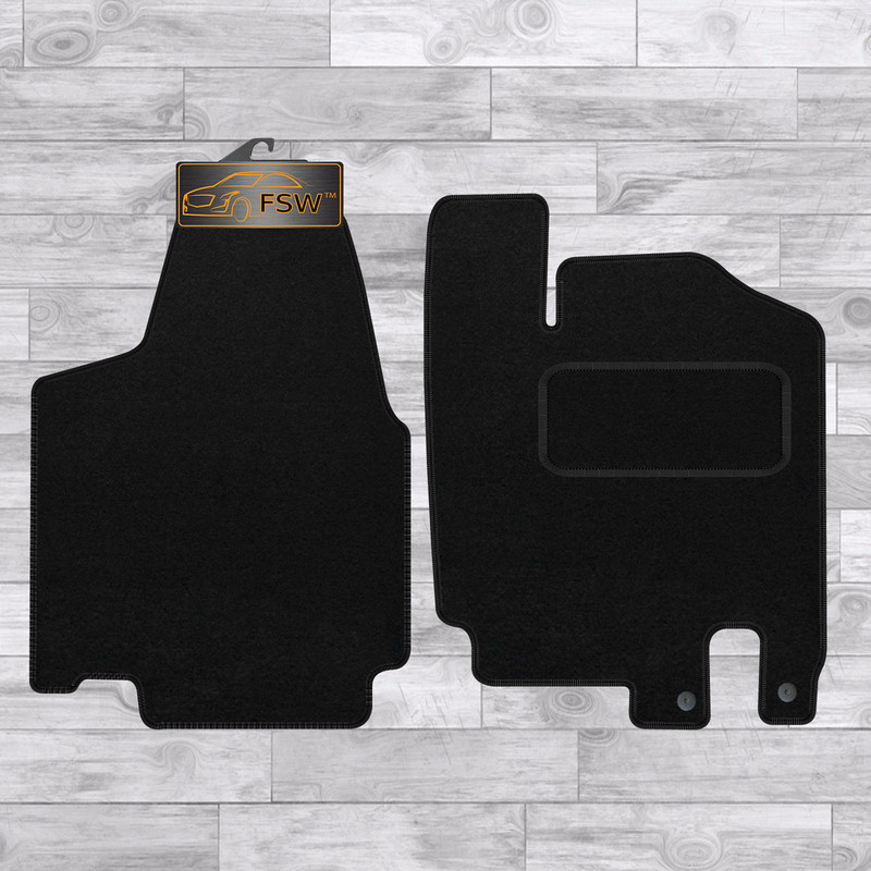 Peugeot Expert Van 07-16 2 Peice Fully Tailored Classic Car Floor Mats Black