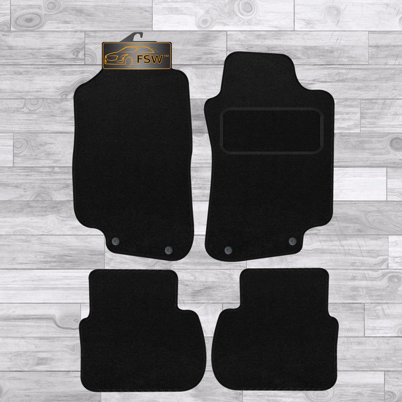 Saab 9-5 2006-2010 Fully Tailored Classic Car Floor Mats Black