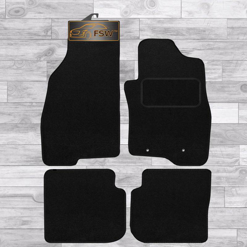 Fiat Punto Evo 2010-On Fully Tailored Classic Car Floor Mats Black Fiat Punto Evo 2010-On Fully Tailored Classic Car Floor Mats Black